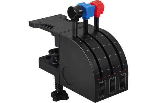 Геймпад Logitech G Saitek PRO Flight Throttle Quadrant черный