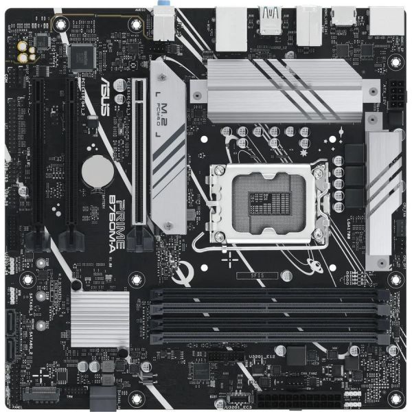 Материнская плата ASUS PRIME B760M-A-CSM LGA 1700,Intel B760,mATX,Ret