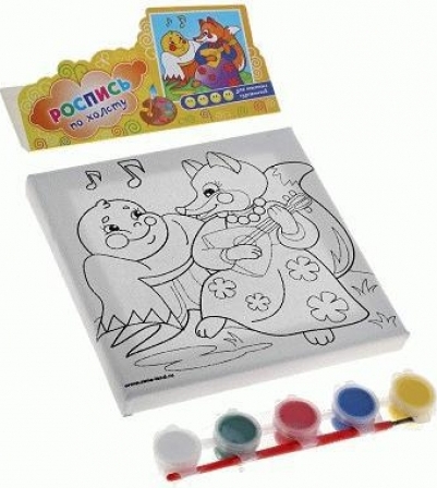 Набор для творчества SLand 498782 Роспись по холсту Колобок
