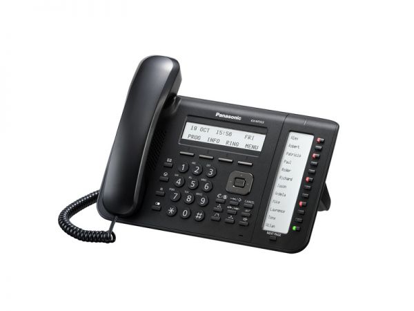 SIP-телефон Panasonic KX-NT553RU-B черный